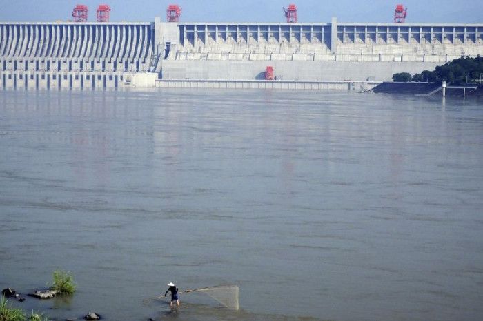 中國稱三峽大壩為世界水利工程的里程碑。（美聯社提供）
