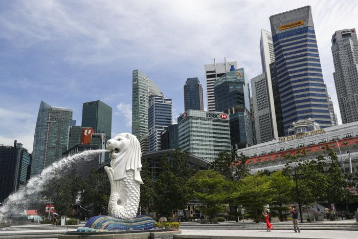 新加坡舉行第13次全國大選，會有1千1百個投票所，讓超過265萬的選民投票。（AP 美聯社）